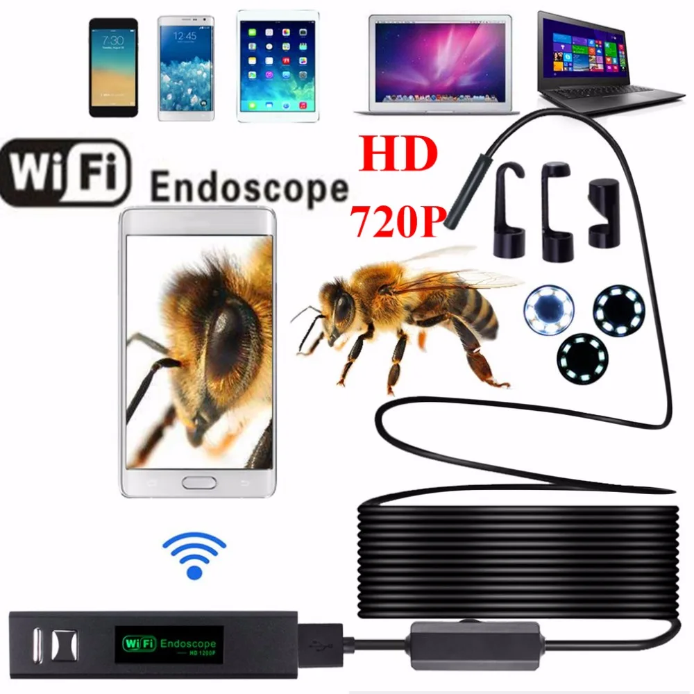 HD 720P 8mm Lens WIFI Endoscope Camera 1M 2M 3.5M 5M 10M With 8 LEDs Waterproof IP68 IOS Iphone Endoscope Android Car Endoscope
HD 720P 8mm Lens WIFI Endoscope Camera 1M 2M 3.5M 5M 10M With 8 LEDs Waterproof IP68 IOS Iphone Endoscope Android Car Endoscope
