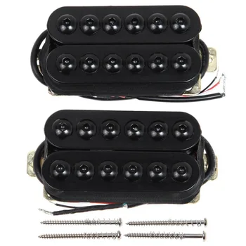 Ostrich Music Professional Guitar Pickup 1 Set black Bridge&Neck Guitar Humbucker Pickup Invader Style
Ostrich Music Professional Guitar Pickup 1 Set black Bridge&Neck Guitar Humbucker Pickup Invader Style