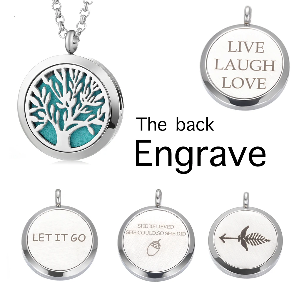 Personalized Tree of Life 30MM Stainless Steel Diffuser Locket ,Magnetic Aromatherapy / Essential Oils Locket Necklace Jewelry
Personalized Tree of Life 30MM Stainless Steel Diffuser Locket ,Magnetic Aromatherapy / Essential Oils Locket Necklace Jewelry
