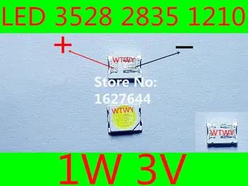 500pcs JUFEI LED 3528 2835 1210 LED TV Backlight High Power 1W 3V LED Backlight Cool white For LED LCD TV Backlight Application
500pcs JUFEI LED 3528 2835 1210 LED TV Backlight High Power 1W 3V LED Backlight Cool white For LED LCD TV Backlight Application