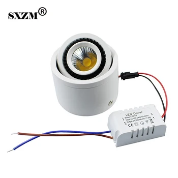 SXZM Surface mounted white led COB downlight 5W/7W/9W/20W led lamp AC85-265V spot light with led driver white/warm white
SXZM Surface mounted white led COB downlight 5W/7W/9W/20W led lamp AC85-265V spot light with led driver white/warm white