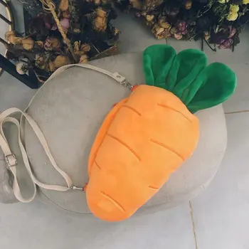 1pc 35cm cartoon cute carrot plush messenger bag travel shoulder crossbody bag stuffed toy girl lady gift
1pc 35cm cartoon cute carrot plush messenger bag travel shoulder crossbody bag stuffed toy girl lady gift