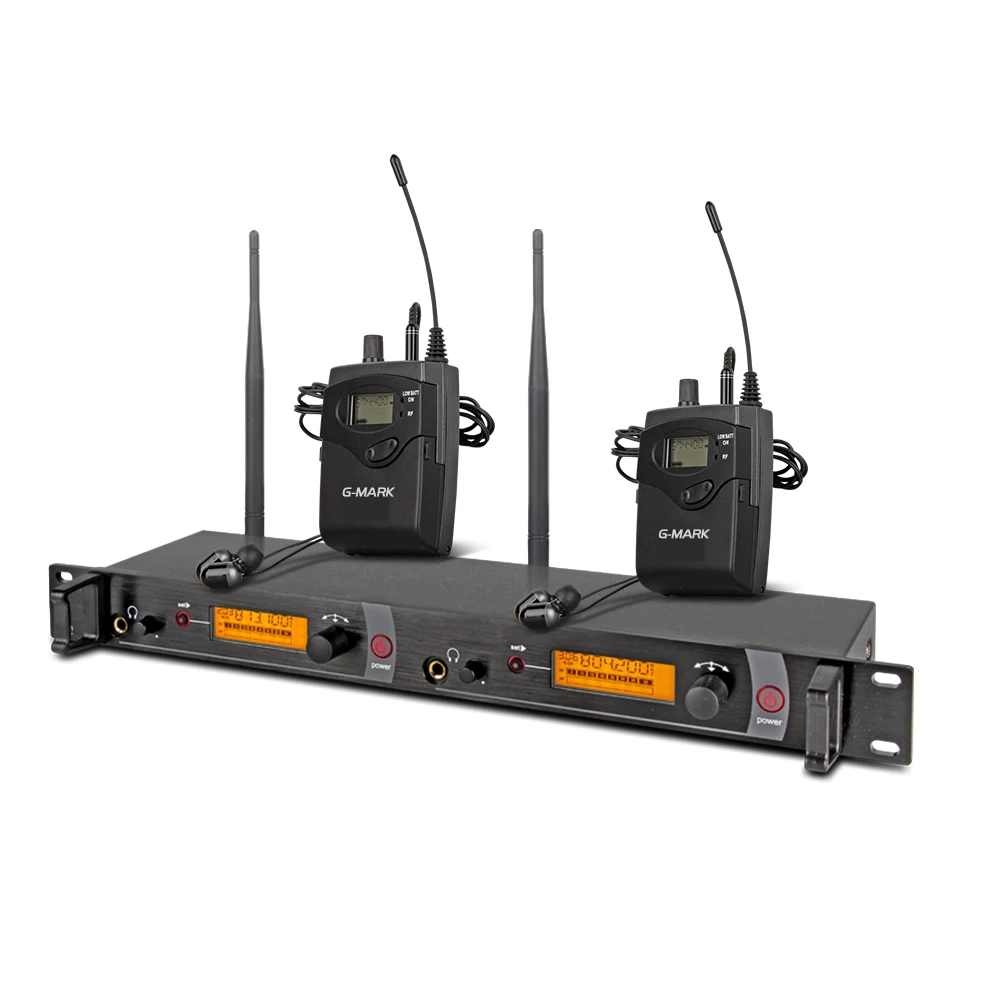 In-ear Monitoring system stage performance Top quality Wireless In ears Monitor UHF frequency 80 meters receiving distance
In-ear Monitoring system stage performance Top quality Wireless In ears Monitor UHF frequency 80 meters receiving distance