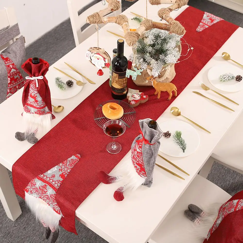 Christmas Table Flag Faceless Doll Rudolph Innovative 3D Santa Claus Table Decoration Placemat
Christmas Table Flag Faceless Doll Rudolph Innovative 3D Santa Claus Table Decoration Placemat