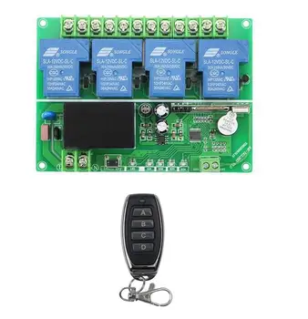 AC220V 250V 380V 30A 4CH RF Wireless Remote Control System transmitter receiver for appliances garage door gate
AC220V 250V 380V 30A 4CH RF Wireless Remote Control System transmitter receiver for appliances garage door gate