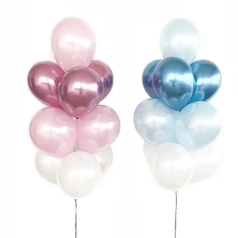 Kuchang 10pcs Pink Blue Metallic Chrome Latex Balloons Thick Pearly Metal Chrome Colour Photograph Wedding Party Decor Balloons
Kuchang 10pcs Pink Blue Metallic Chrome Latex Balloons Thick Pearly Metal Chrome Colour Photograph Wedding Party Decor Balloons