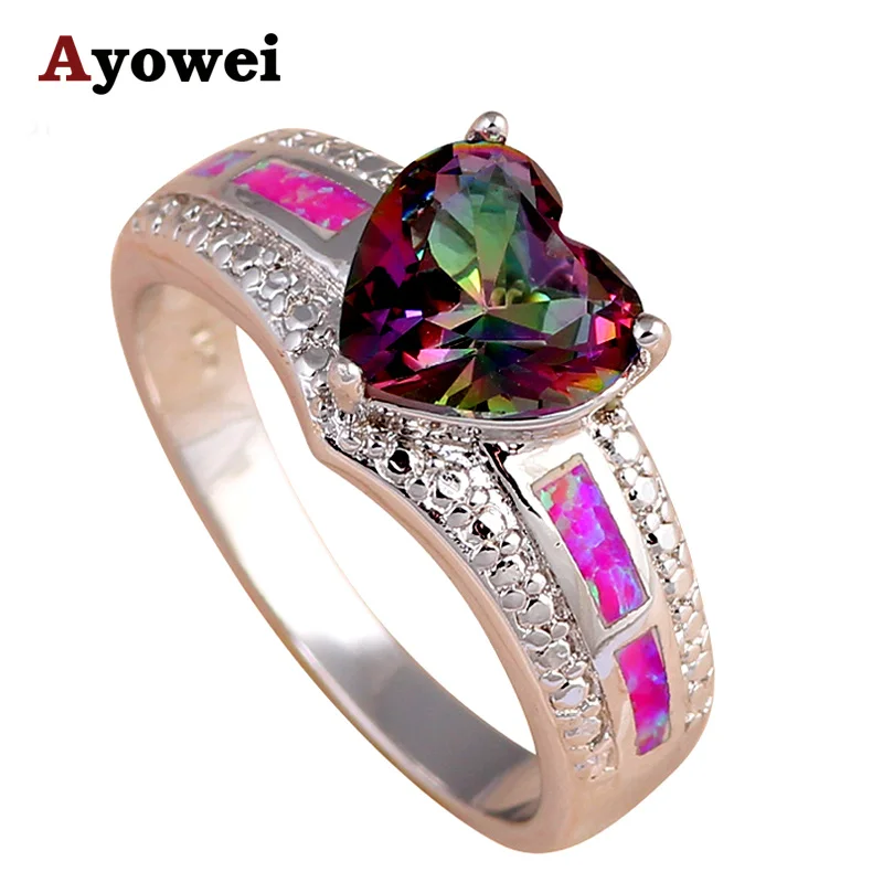 Rainbow stone Wholesale & Retail Part pink Fire Opal Silver Ring USA Sz #6.5 #7.5 #7.5 Fashion Jewelry OR749A
Rainbow stone Wholesale & Retail Part pink Fire Opal Silver Ring USA Sz #6.5 #7.5 #7.5 Fashion Jewelry OR749A