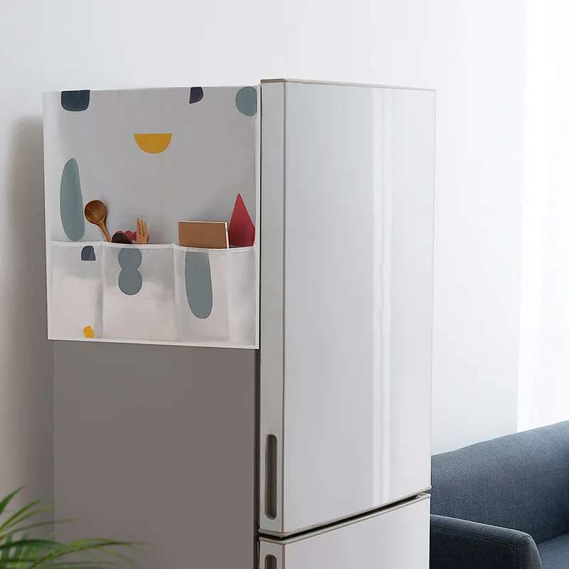 PEVA Modern Geometric Pattern Refrigerator Furniture Electrical Dustproof Table Cloth Universal Multi-pocket Hanging Storage Bag
PEVA Modern Geometric Pattern Refrigerator Furniture Electrical Dustproof Table Cloth Universal Multi-pocket Hanging Storage Bag