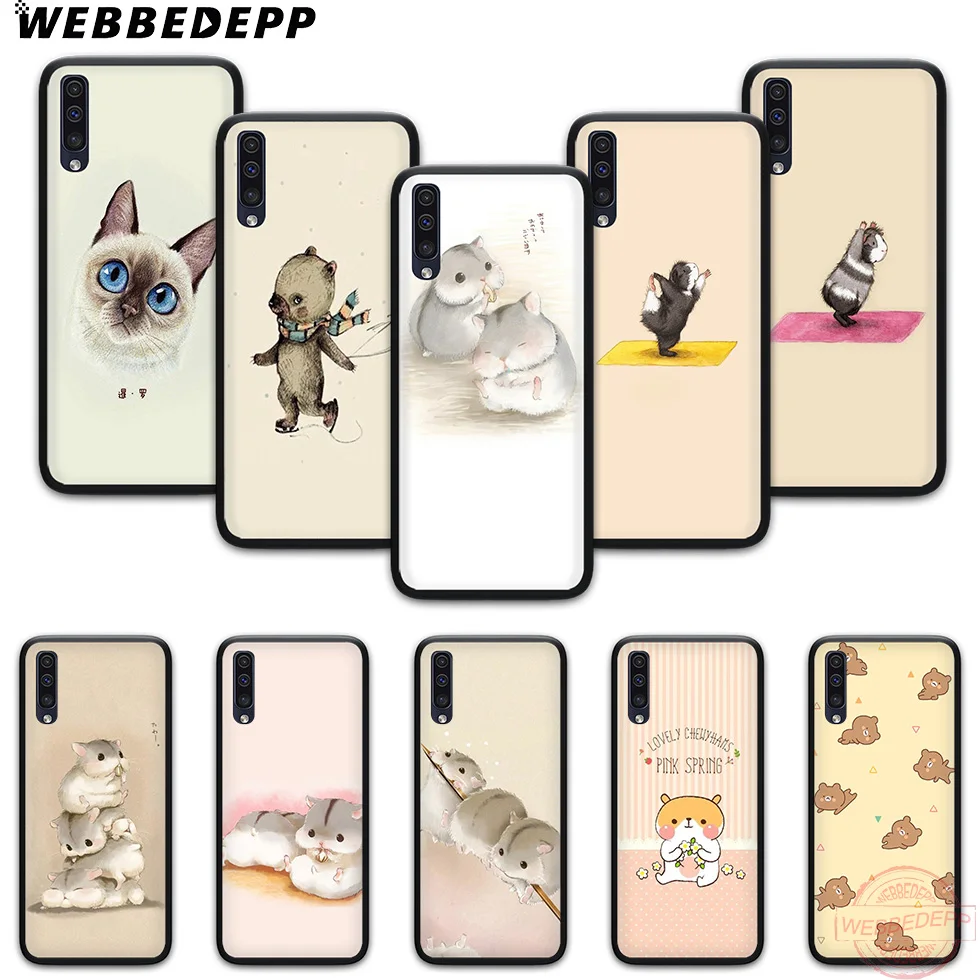 WEBBEDEPP Cute Cartoon Hamster Soft Case for Samsung A3 5 6 7 8 9 J6 A10 A20 A30 A40 A50 A60 A70 M10 M20 M30 M40
WEBBEDEPP Cute Cartoon Hamster Soft Case for Samsung A3 5 6 7 8 9 J6 A10 A20 A30 A40 A50 A60 A70 M10 M20 M30 M40