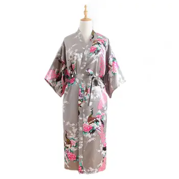 Plus Size Women Satin Sleepwear Bride Brideal Wedding Robe Dressing Gown Sexy Floral Nightgown Kimono Bathrobe Nightwear HD15
Plus Size Women Satin Sleepwear Bride Brideal Wedding Robe Dressing Gown Sexy Floral Nightgown Kimono Bathrobe Nightwear HD15
