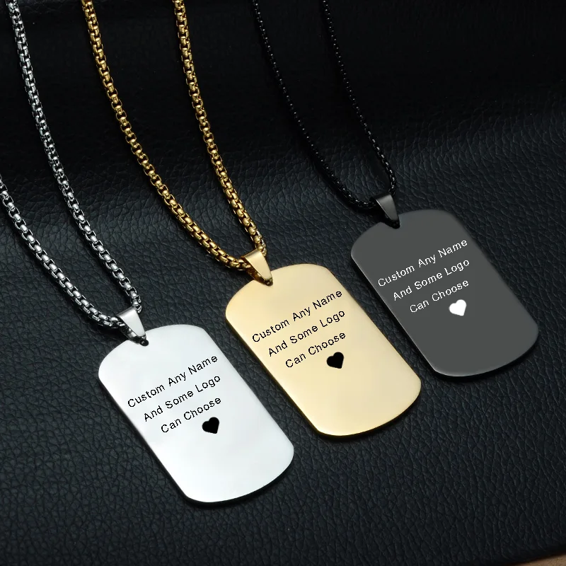 New Personalized Blank Pendant Necklace 3 Colors Stainless Steel Custom Name Plate Necklace Can Engrave Word Letters Jewelry
New Personalized Blank Pendant Necklace 3 Colors Stainless Steel Custom Name Plate Necklace Can Engrave Word Letters Jewelry