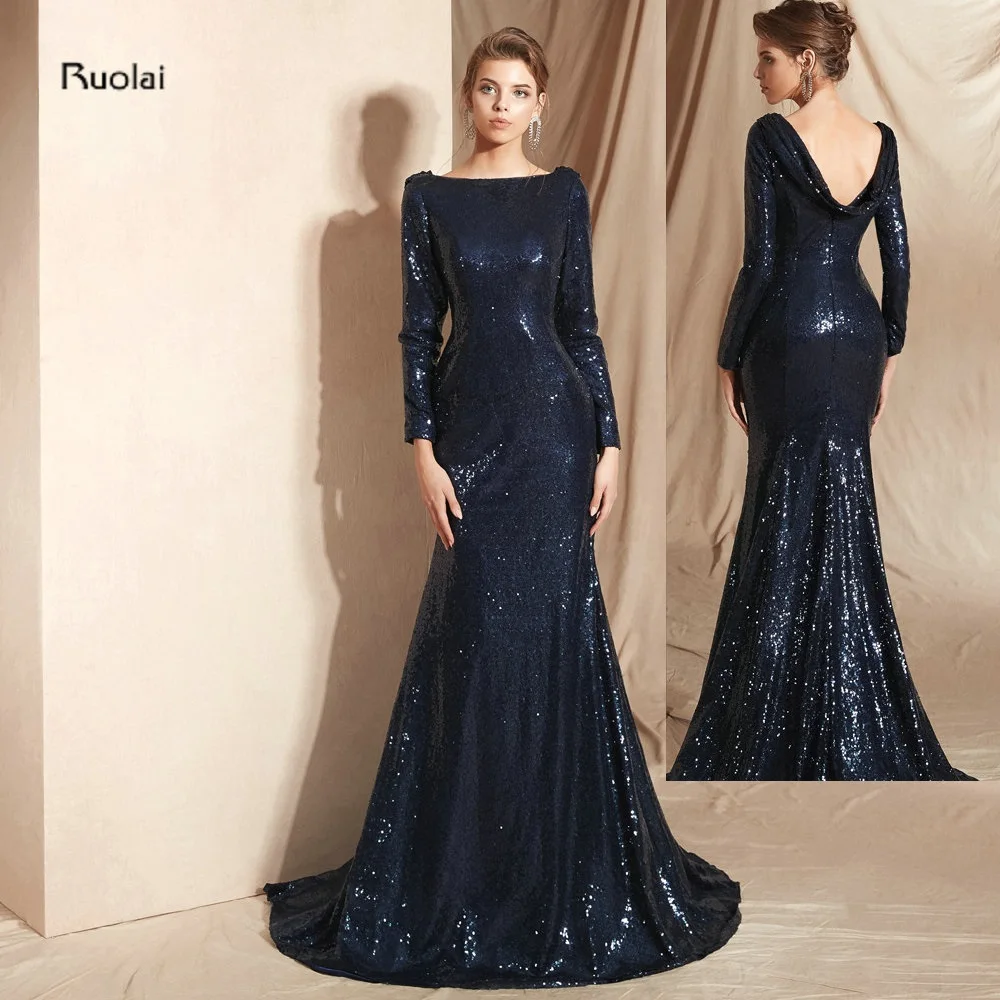 Luxury Mermaid Long Evening Dress Long Sleeves Sequin Evening Gown Dress Women Evening Dresses Long
Luxury Mermaid Long Evening Dress Long Sleeves Sequin Evening Gown Dress Women Evening Dresses Long