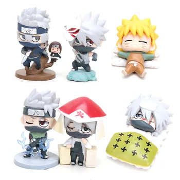 6pcs/set Anime Naruto Shippuden Uzumaki Hatake Kakashi Action Figures PVC Collection Figures Toy Christmas Gifts
6pcs/set Anime Naruto Shippuden Uzumaki Hatake Kakashi Action Figures PVC Collection Figures Toy Christmas Gifts