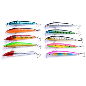 YUZI 100PCS Floating Minnow lures 8.5g 95mm Artificial 3D Eyes Treble Hooks Hard Wobblers pesca fishing tackle
YUZI 100PCS Floating Minnow lures 8.5g 95mm Artificial 3D Eyes Treble Hooks Hard Wobblers pesca fishing tackle