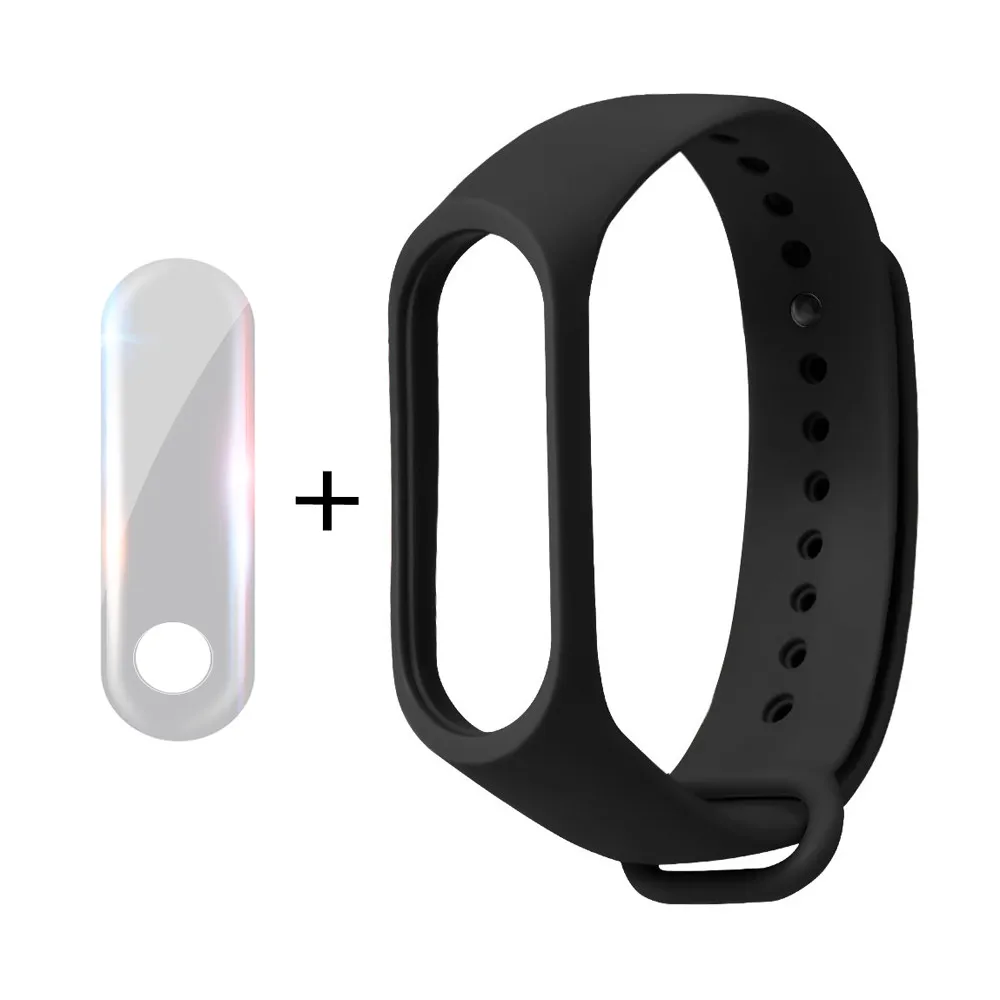 New Fashion Ultra-high Soft Silicone Replacement Watch Band + TPU Explosion-proof Film For Xiao Mi Band 3
New Fashion Ultra-high Soft Silicone Replacement Watch Band + TPU Explosion-proof Film For Xiao Mi Band 3