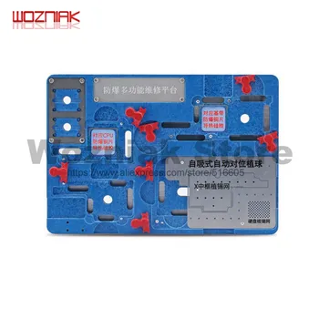 Wozniak Repair for Iphone X Main Board CPU A11 WIFI Baseband IC Remove Glue Cooling Protect tin Positioning Fixture Platform set
Wozniak Repair for Iphone X Main Board CPU A11 WIFI Baseband IC Remove Glue Cooling Protect tin Positioning Fixture Platform set