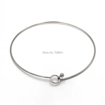 134mm Stainless Steel Wire Chocker Simple Circle Hook Lock Cuff Metal Chocker Necklace for Women NO Fade DIY Jewelry Findings
134mm Stainless Steel Wire Chocker Simple Circle Hook Lock Cuff Metal Chocker Necklace for Women NO Fade DIY Jewelry Findings