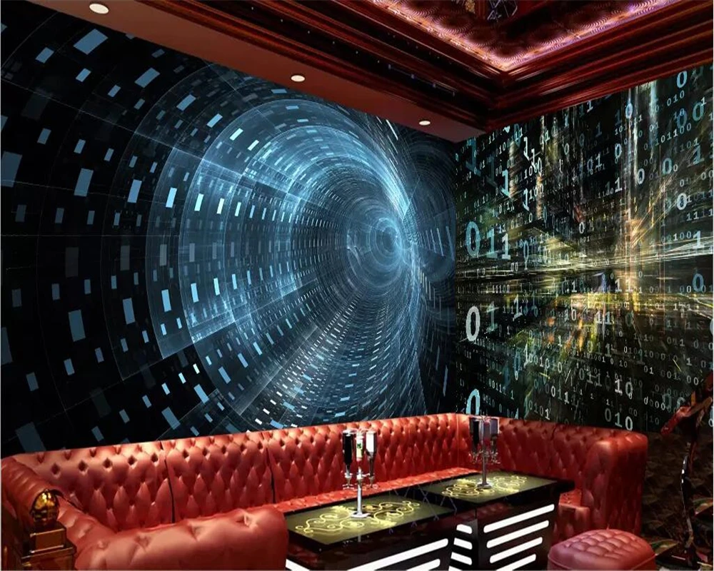 beibehang Wallpaper custom large-scale mural 3D stereo technology time tunnel bar KTV decorative painting background wall
beibehang Wallpaper custom large-scale mural 3D stereo technology time tunnel bar KTV decorative painting background wall