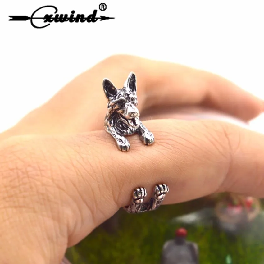 Cxwind Fashion Rings Unique Handmade Boho Chic Retro German Shepherd Ring Adjustable Finger Rings Pet Lovers Gift Idea Jewelry
Cxwind Fashion Rings Unique Handmade Boho Chic Retro German Shepherd Ring Adjustable Finger Rings Pet Lovers Gift Idea Jewelry