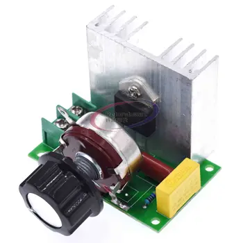 Hot Voltage Regulator Adjustable Motor Speed Controller AC 220V 4000W SCR Dimmer Module
Hot Voltage Regulator Adjustable Motor Speed Controller AC 220V 4000W SCR Dimmer Module