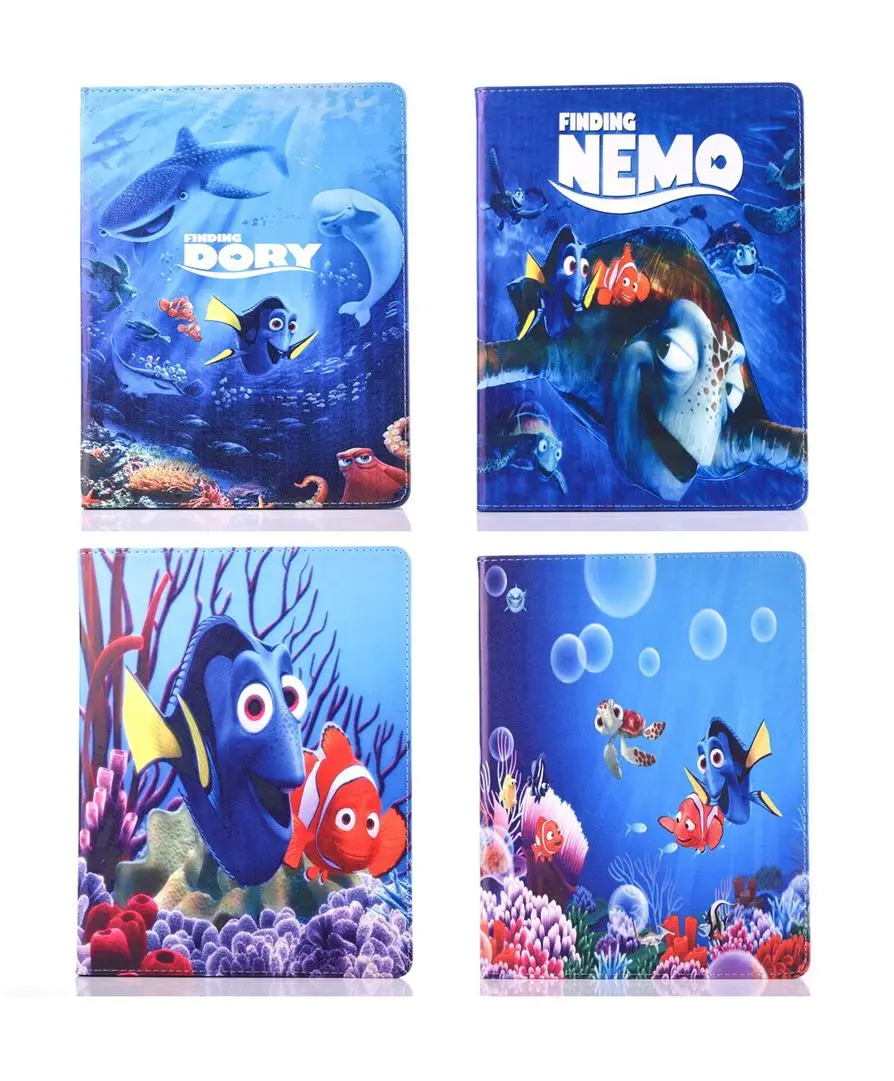 Fashion Movie Cute cartoon Finding Nemo Clownfish pu leather stand holder case cover for iPad Mini4
Fashion Movie Cute cartoon Finding Nemo Clownfish pu leather stand holder case cover for iPad Mini4