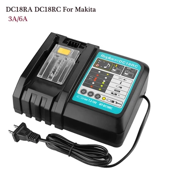 High Quality DC18RC Li-ion Battery Charger 3A/ 6A Charging Current For Makita 14.4V 18V BL1830 Bl1430 DC18RC DC18RA Power tool
High Quality DC18RC Li-ion Battery Charger 3A/ 6A Charging Current For Makita 14.4V 18V BL1830 Bl1430 DC18RC DC18RA Power tool