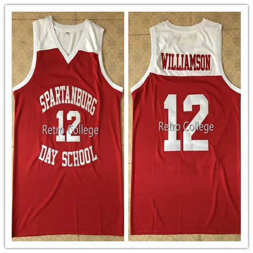 #12 Zion Willamson Spartanburg Griffins Retro Throwback mens basketball jersey Embroidery Stitched Customize any name and number
#12 Zion Willamson Spartanburg Griffins Retro Throwback mens basketball jersey Embroidery Stitched Customize any name and number
