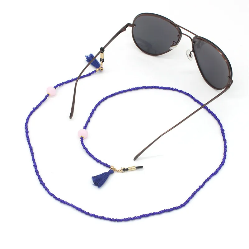 Blue Acrylic Beads Tassel Chain Eyeglasses Chains for Reading Glasses Cord Sunglasses Strap Holder Neck Band Accessories
Blue Acrylic Beads Tassel Chain Eyeglasses Chains for Reading Glasses Cord Sunglasses Strap Holder Neck Band Accessories