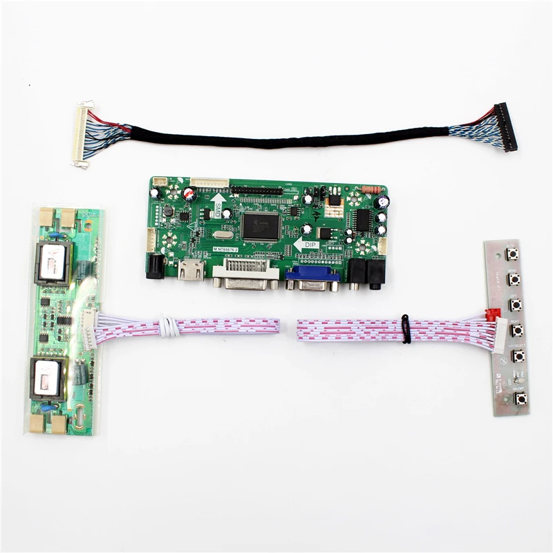 Универсальная плата ЖК-контроллера M.NT68676.2A, VGA, DVI, аудио, HDMI, для 23,6 дюймов, 1920x1080, M236H1-L01, комплект монитора Easy DIY
Универсальная плата ЖК-контроллера M.NT68676.2A, VGA, DVI, аудио, HDMI, для 23,6 дюймов, 1920x1080, M236H1-L01, комплект монитора Easy DIY