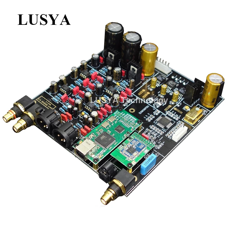 Lusya ES9038PRO DAC decoder CSR8675 Bluetooth 5.0 support APTX-HD Compatible with Amanero Coaxial fiber Input T0655
Lusya ES9038PRO DAC decoder CSR8675 Bluetooth 5.0 support APTX-HD Compatible with Amanero Coaxial fiber Input T0655