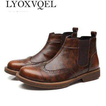 NEW Man Ankle Boots Men's Chelsea Boots Genuine Leather Slip-on Man Casual shoes Winter/Autumn Man boots M116
NEW Man Ankle Boots Men's Chelsea Boots Genuine Leather Slip-on Man Casual shoes Winter/Autumn Man boots M116