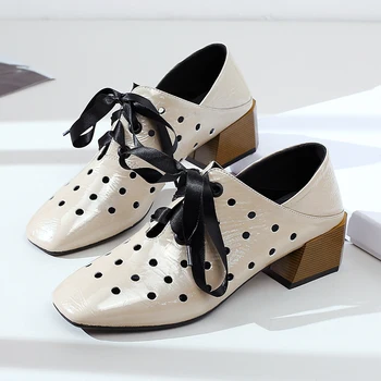 Plus size 34-42 women's genuine leather lace-up flats oxfords cut-out hold breathable summer leisure espadrilles shoes for women
Plus size 34-42 women's genuine leather lace-up flats oxfords cut-out hold breathable summer leisure espadrilles shoes for women