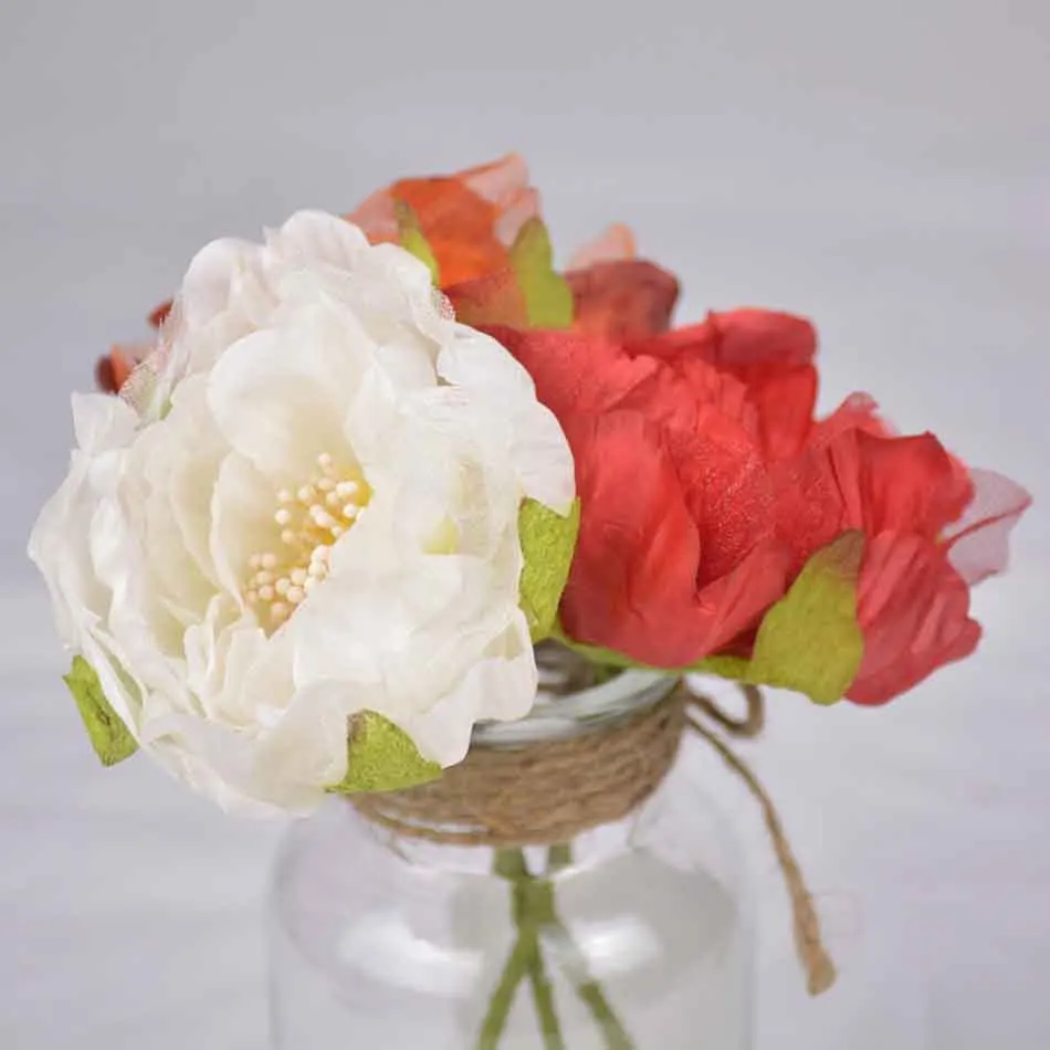 Single Head Artificial Peony Flowers 15cm Short Branch Fake Flower Home Wedding Vase Decoration
Single Head Artificial Peony Flowers 15cm Short Branch Fake Flower Home Wedding Vase Decoration