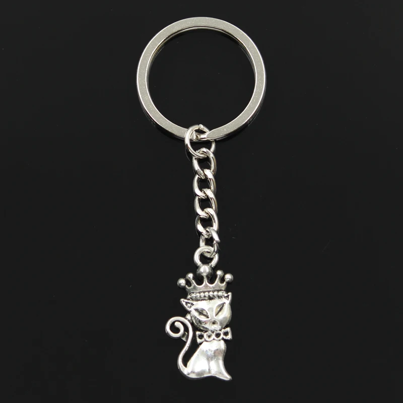New Fashion Keychain 15x30mm cat fox crown Pendants DIY Men Jewelry Car Key Chain Ring Holder Souvenir For Gift
New Fashion Keychain 15x30mm cat fox crown Pendants DIY Men Jewelry Car Key Chain Ring Holder Souvenir For Gift
