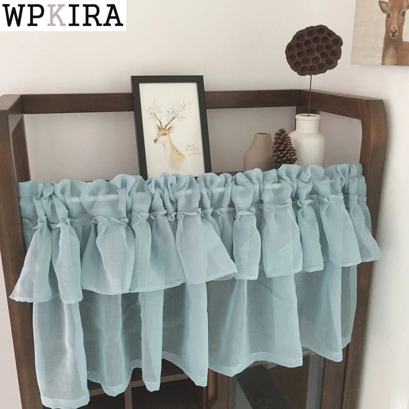 Countryside Half-curtain Luxurious Embroidered Window Valance Lace Hem Coffee Curtain Kitchen Cabinet S051&20
Countryside Half-curtain Luxurious Embroidered Window Valance Lace Hem Coffee Curtain Kitchen Cabinet S051&20