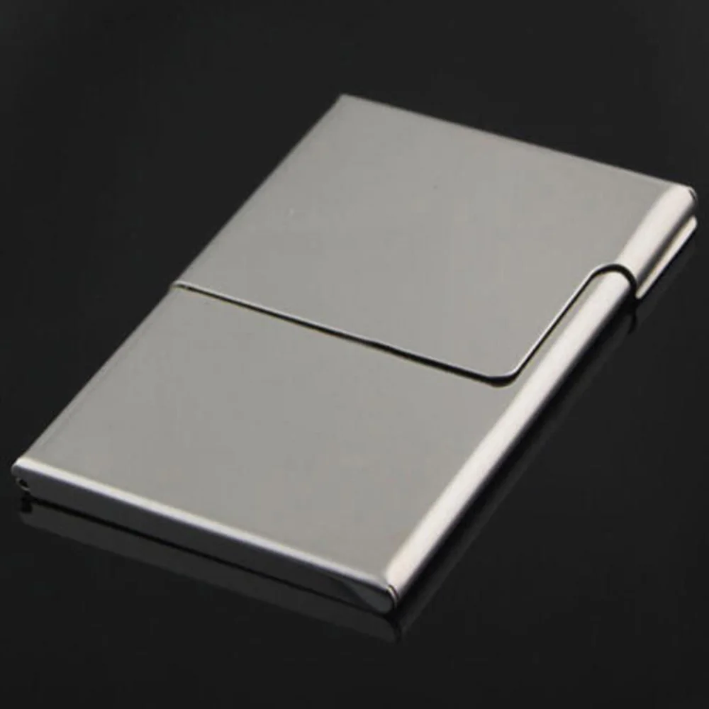 Stainless Steel Pocket Business Name Credit ID Card Holder Box Metal Box Case x1
Stainless Steel Pocket Business Name Credit ID Card Holder Box Metal Box Case x1
