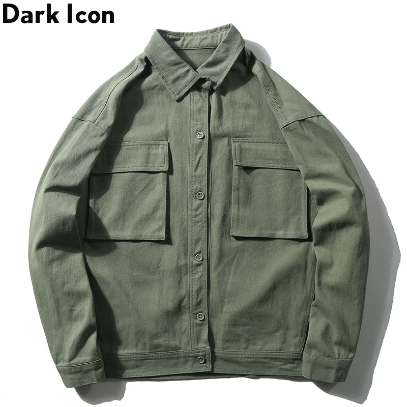 Dark Icon Front Pocket Solid Color Cargo Jacket Men Turn-down Collar Men's Jacket Oversized Jaackets 3Colors
Dark Icon Front Pocket Solid Color Cargo Jacket Men Turn-down Collar Men's Jacket Oversized Jaackets 3Colors