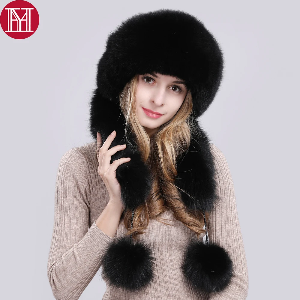 2019 new style luxury winter russian genuine real fox fur hat women good quality 100% natural real fox fur with rex rabbit cap
2019 new style luxury winter russian genuine real fox fur hat women good quality 100% natural real fox fur with rex rabbit cap