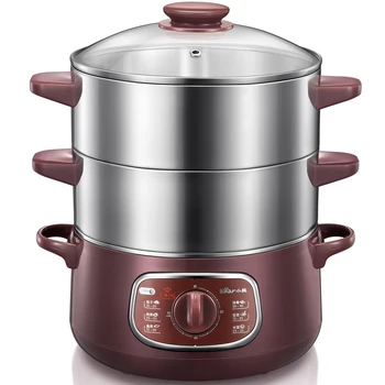 220V Bear Multifunctional Electric Steamer 8L 304 Stainless Steel Electric Steam Pot With Tempered Glass Cover
220V Bear Multifunctional Electric Steamer 8L 304 Stainless Steel Electric Steam Pot With Tempered Glass Cover
