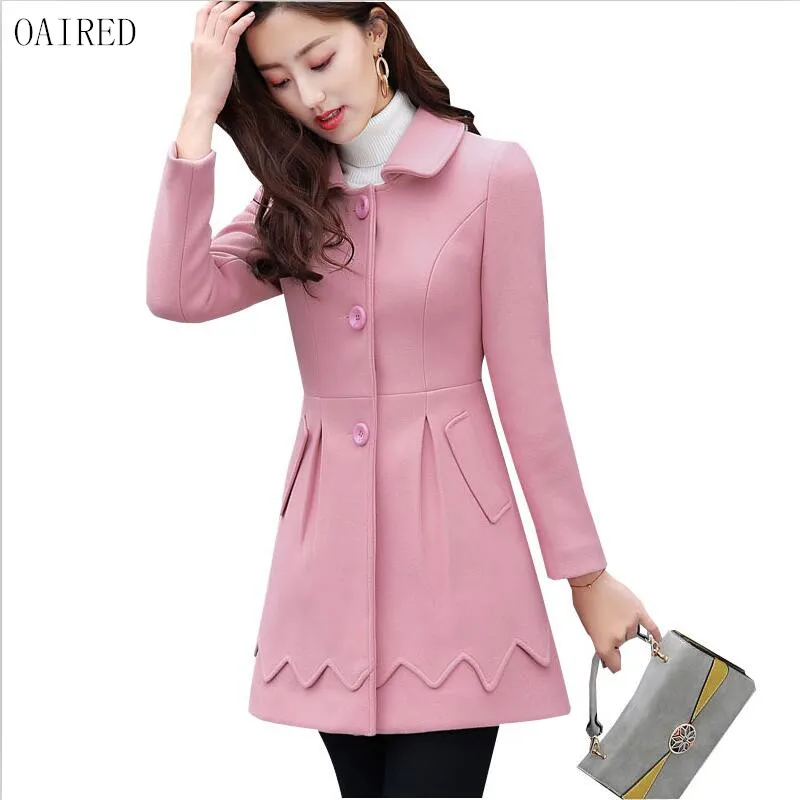 OAIRED Winter Woolen Jacket Women New 2019 Fashion Winter Woolen Parka Women Clothing Long Slim And Autumn Female Outerwear
OAIRED Winter Woolen Jacket Women New 2019 Fashion Winter Woolen Parka Women Clothing Long Slim And Autumn Female Outerwear
