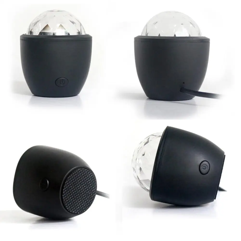 Светодиодный миниатюрный волшебный шар с голосовой активацией и USB|Эффект