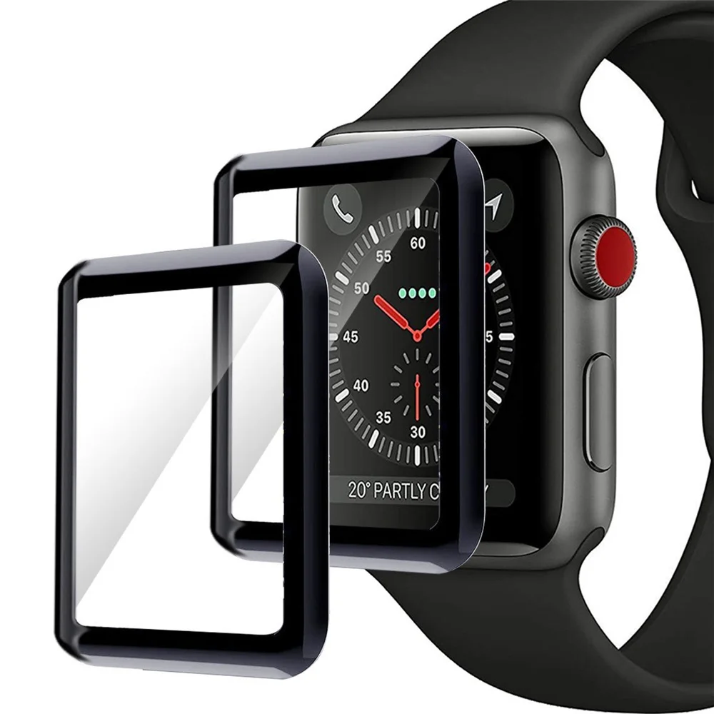 2 Pack 3D Full Tempered Glass Film for Apple Watch 40/44/38/42mm Screen Protector Anti-Scratch Film for iWatch Series 4 3 2 1
2 Pack 3D Full Tempered Glass Film for Apple Watch 40/44/38/42mm Screen Protector Anti-Scratch Film for iWatch Series 4 3 2 1