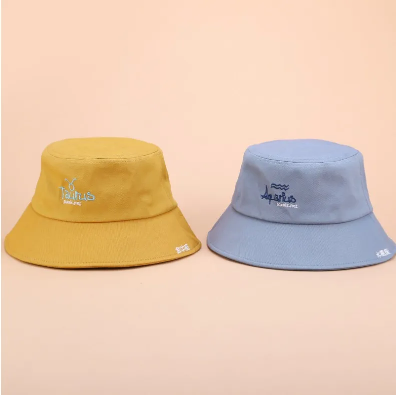 Women Summer Capricorn Scorpio Leo Bucket Hats Men Outdoor Embroidered Cap Travel Sunscreen Hat
Women Summer Capricorn Scorpio Leo Bucket Hats Men Outdoor Embroidered Cap Travel Sunscreen Hat