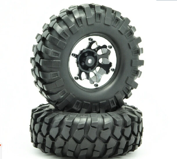 4 шт. 1 9 "резиновые шины/колеса Beadlock AX10 SCX10 Cralwer 1/10 RC4DW Redcat HSP Tamiya WRAITH CC01 D90 cherokee hraxxas