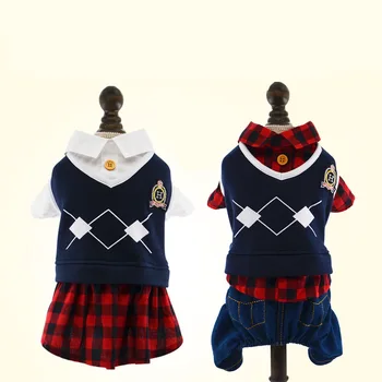 New Pet Dog Clothes for Small Dogs Cute Puppy Cat Couple Wear Uniform French Bulldog Dress Jumpsuit Pets Clothing Coat
New Pet Dog Clothes for Small Dogs Cute Puppy Cat Couple Wear Uniform French Bulldog Dress Jumpsuit Pets Clothing Coat