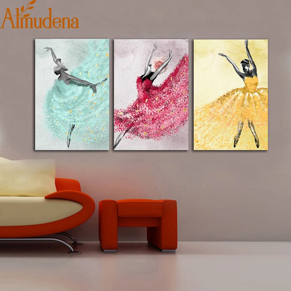 ALMUDENA Abstract Oil Painting Beauty Ballerina Art Painting Modern Home Decoration Unframed Canvas Wall Poster for Living Room
ALMUDENA Abstract Oil Painting Beauty Ballerina Art Painting Modern Home Decoration Unframed Canvas Wall Poster for Living Room