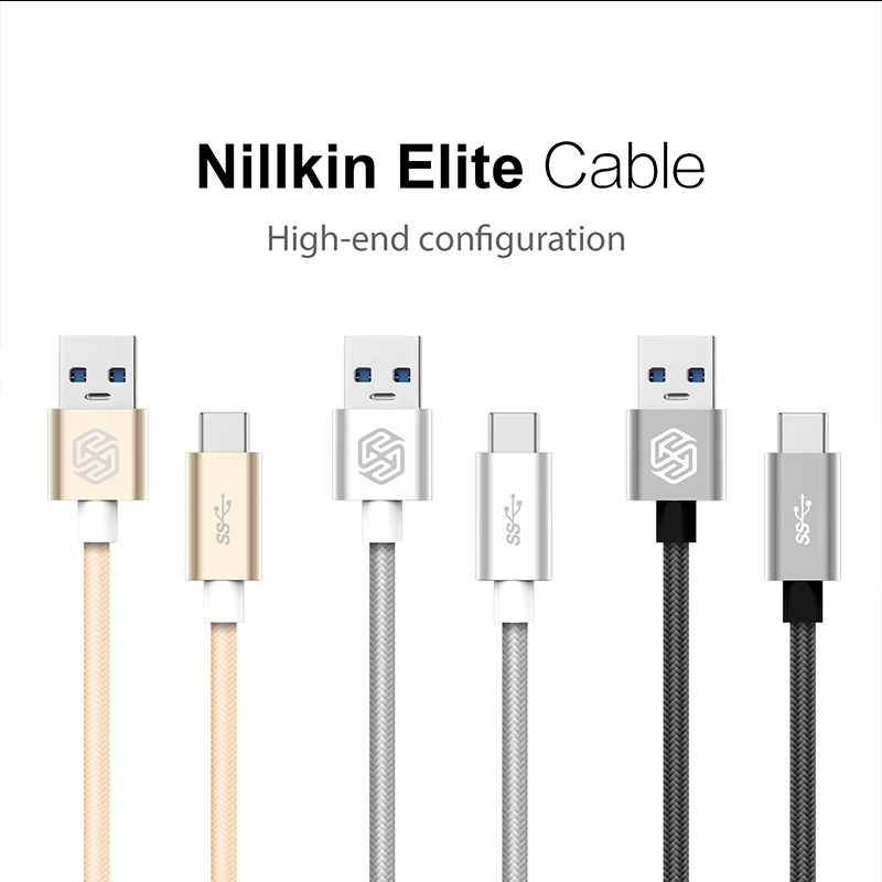 Nillkin USB C to USB 3 0 font b Cable b font 1M 3A MAX Artificial