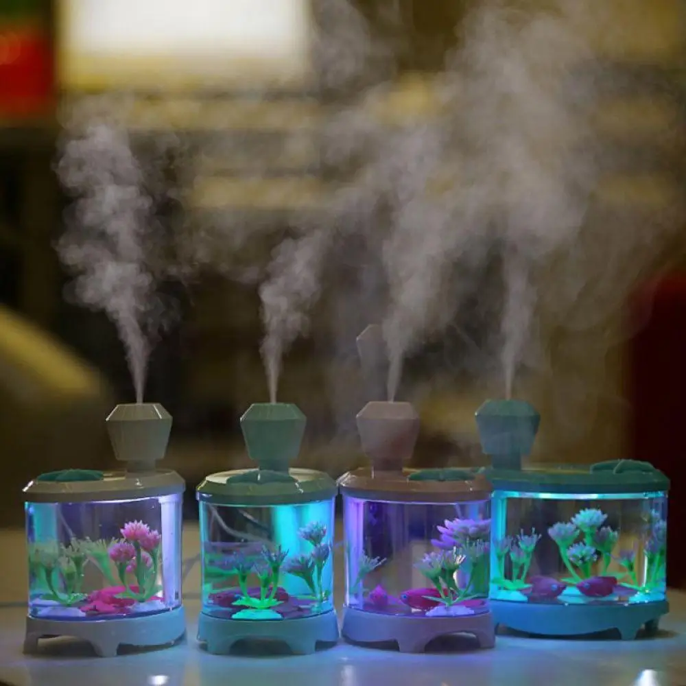 Household 460ml Aquarium Light Humidifier Bedroom Air Purifier 2 In 1 Mini USB Night Light Air Purifier Fish Tank Humidifier
Household 460ml Aquarium Light Humidifier Bedroom Air Purifier 2 In 1 Mini USB Night Light Air Purifier Fish Tank Humidifier