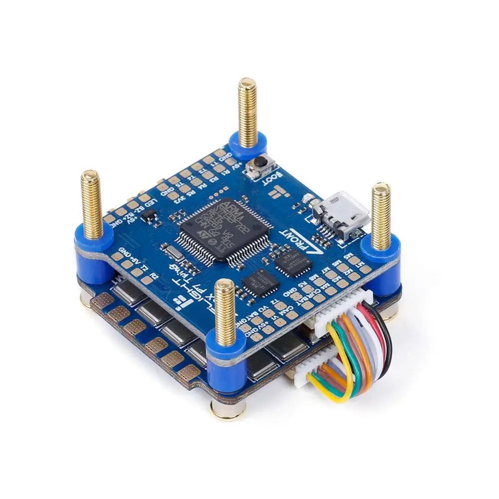 iFlight SucceX F7 TwinG FC with SucceX 60A V2 Plus BLHeli_32 DShot1200 4-in-1 ESC FPV flytower flight tower system for FPV drone
iFlight SucceX F7 TwinG FC with SucceX 60A V2 Plus BLHeli_32 DShot1200 4-in-1 ESC FPV flytower flight tower system for FPV drone