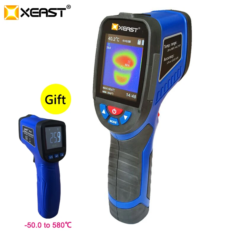 XE-26 XEAST New Handheld Infrared Thermal Imager Detector Camera with storage 32x32 Resolution 2.4'' quickly capture the screen
XE-26 XEAST New Handheld Infrared Thermal Imager Detector Camera with storage 32x32 Resolution 2.4'' quickly capture the screen